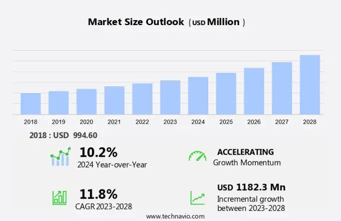 Market size outlook for the Japan sex toys industry, showing a steady growth trajectory between 2018 and 2028 with a CAGR of 11.8%.