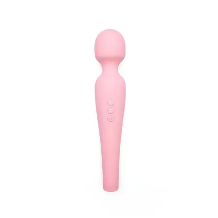 Serenity Magic Wand - Rose Quartz by Gaia in Love, featuring a sleek and ergonomic design for relaxation and intimacy.