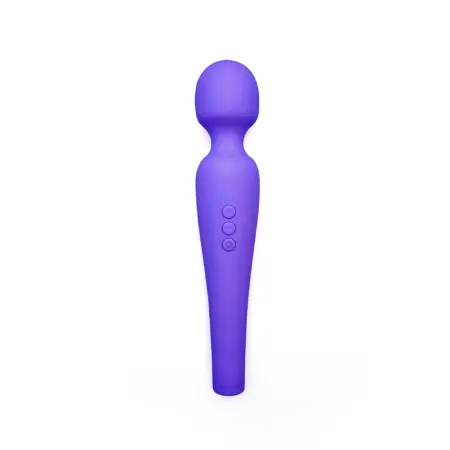 Serenity Magic Wand - Vivid Purple with ergonomic buttons and sleek design by Gaia in Love, a top-rated vibrater from a Chinese factory.